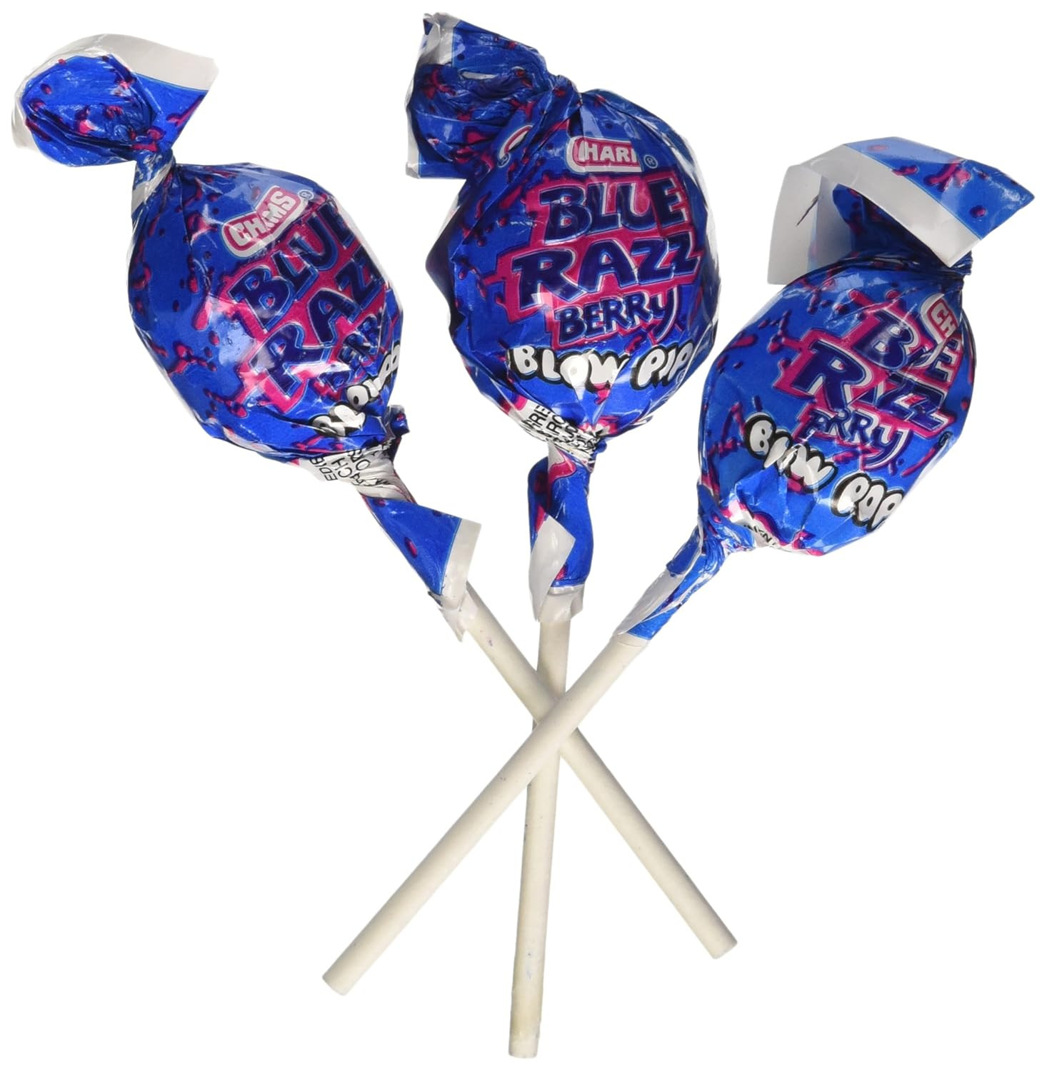 Blue Razzberry Blow Pops Lollipops Quantity: 48