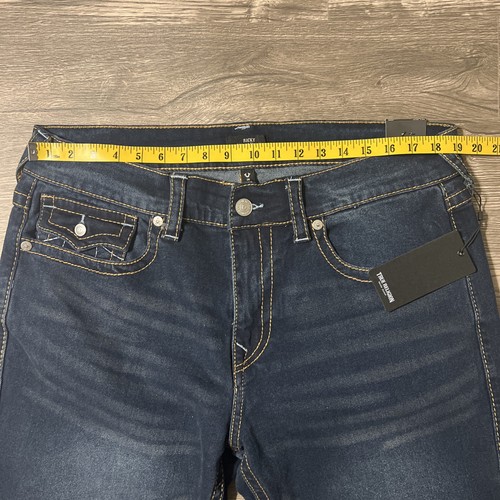 True Religion Ricky Big T Flap Dark Sultry Wash 36x34 Relaxed Straight, $199 NWT - Picture 6 of 11