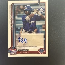 2025 Rodney Green Topps debut aut