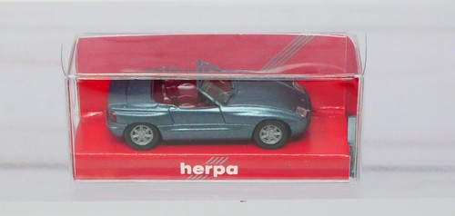 Herpa 030748, BMW Z1 Convertible, Azul Metálico, Escala 1/87 HO | Zustand: New