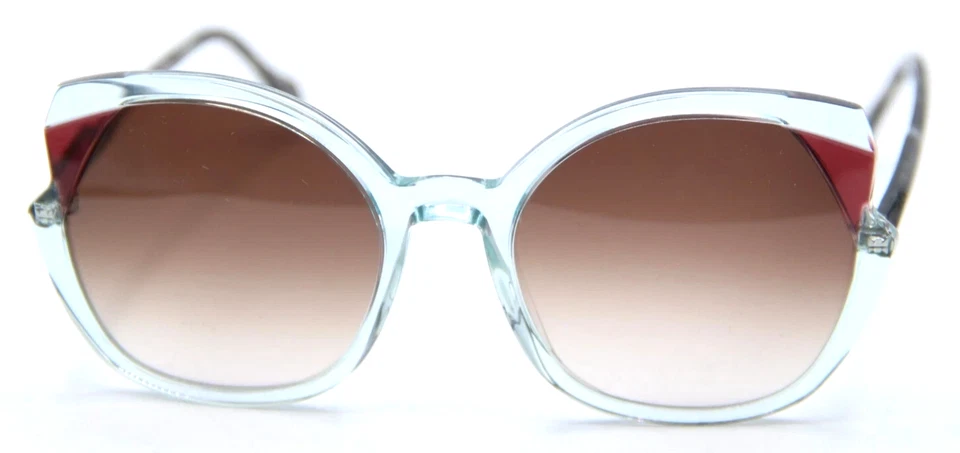 FACE A FACE WATTS 1 COL 6002 CRYSTAL BLUE W/BROWN GRADIENT LENS SUNGLASSES 51-18 - Image 2 of 4