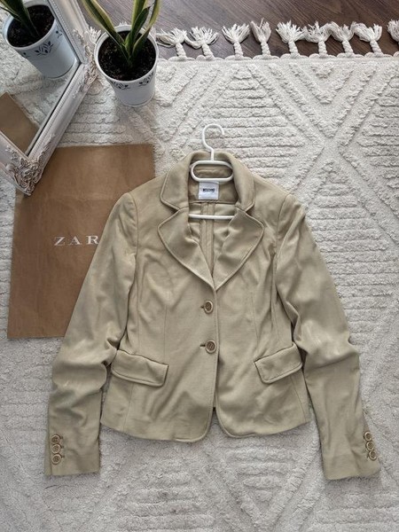 Women Moschino Blazer Beige 36 / S / 44