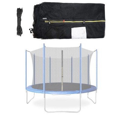 Poles Replacement Trampoline Safety Net Enclosure Weather-Resistant