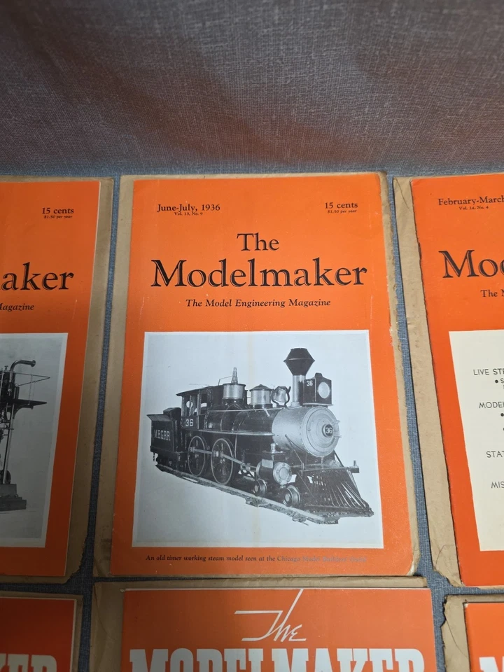 The Modelmaker Model Engineer Magazine 1936-1949s 11 Issues - Image 3 of 4
