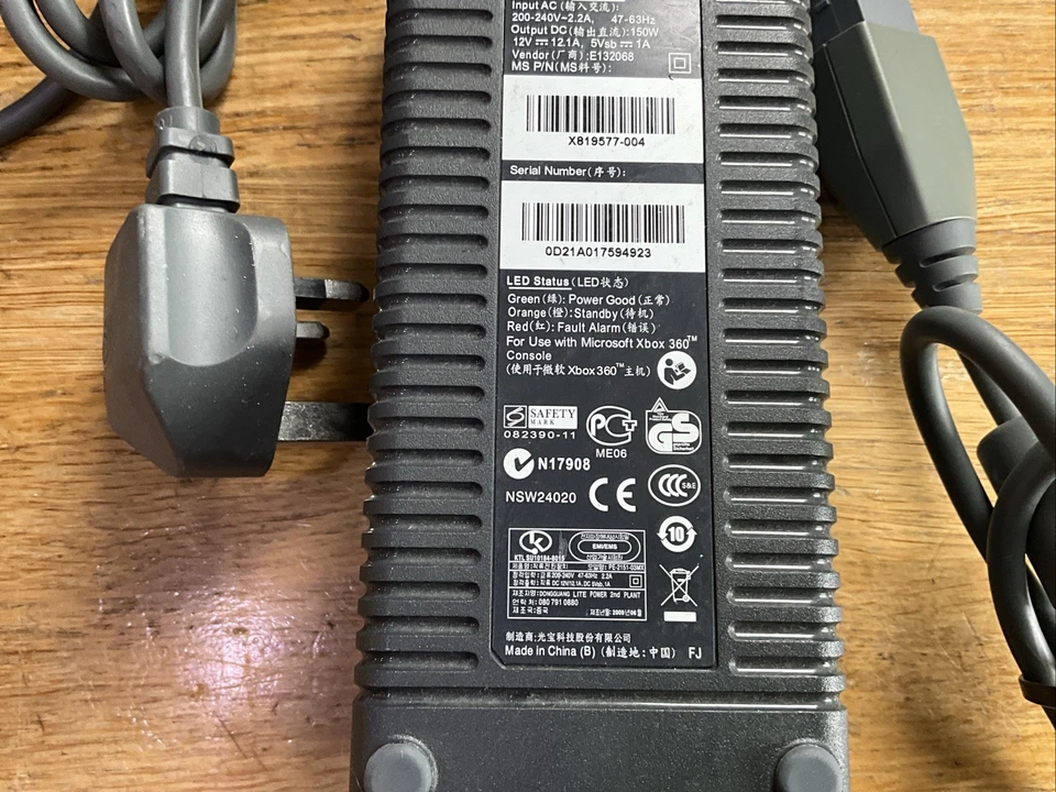 Microsoft PE-2151-03MX Power Supply AC Adapter Black 12V 12.1A 150W for Xbox 360 - Image 3 of 4