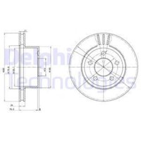 Delphi 2X Bremsscheibe Vorne Ø280 Mm FüR Jeep Wrangler II TJ 4.0 2.5 Grand