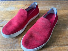 Rothy's The Original Slip-On Sneaker Red Size 7 Recycled Washable Womens
