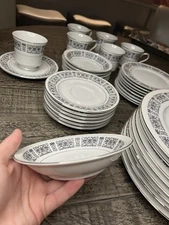 Tea Cup and Saucer 6 Piece/ Plate And Bowl Set