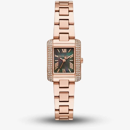 Orologio Michael Kors Emery cristallo madreperla tono oro rosa MK4868