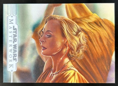 2025 Topps Star Wars Masterwork Mon Mothma Artist Auto Autograph Sketch #1/1