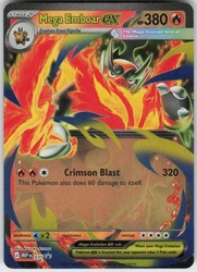 Mega Emboar ex 035 ME: Mega Evolution Promo Holo