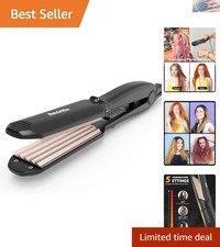 Hair Crimper for Volumizing Fluffy Hairstyle, Crimper Hair Iron with Ceramic ...