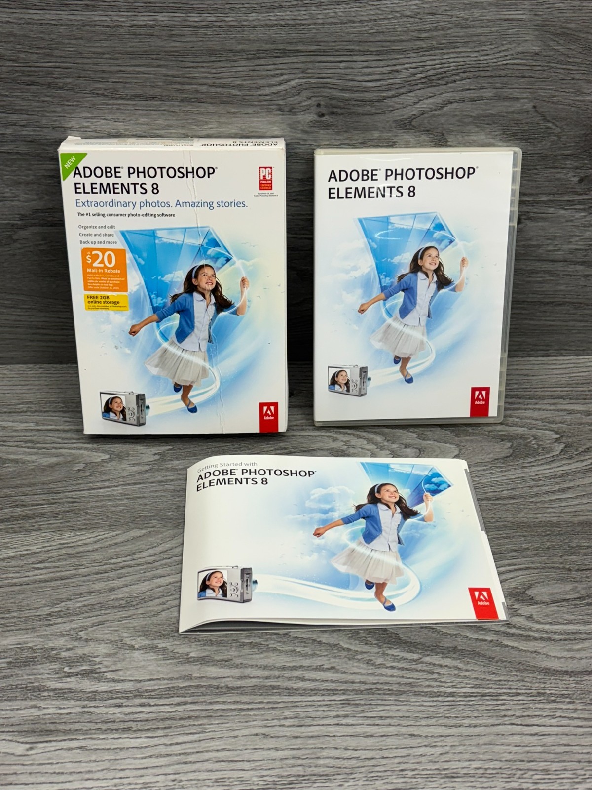 Adobe Photoshop Elements 8 PC / Computer Software