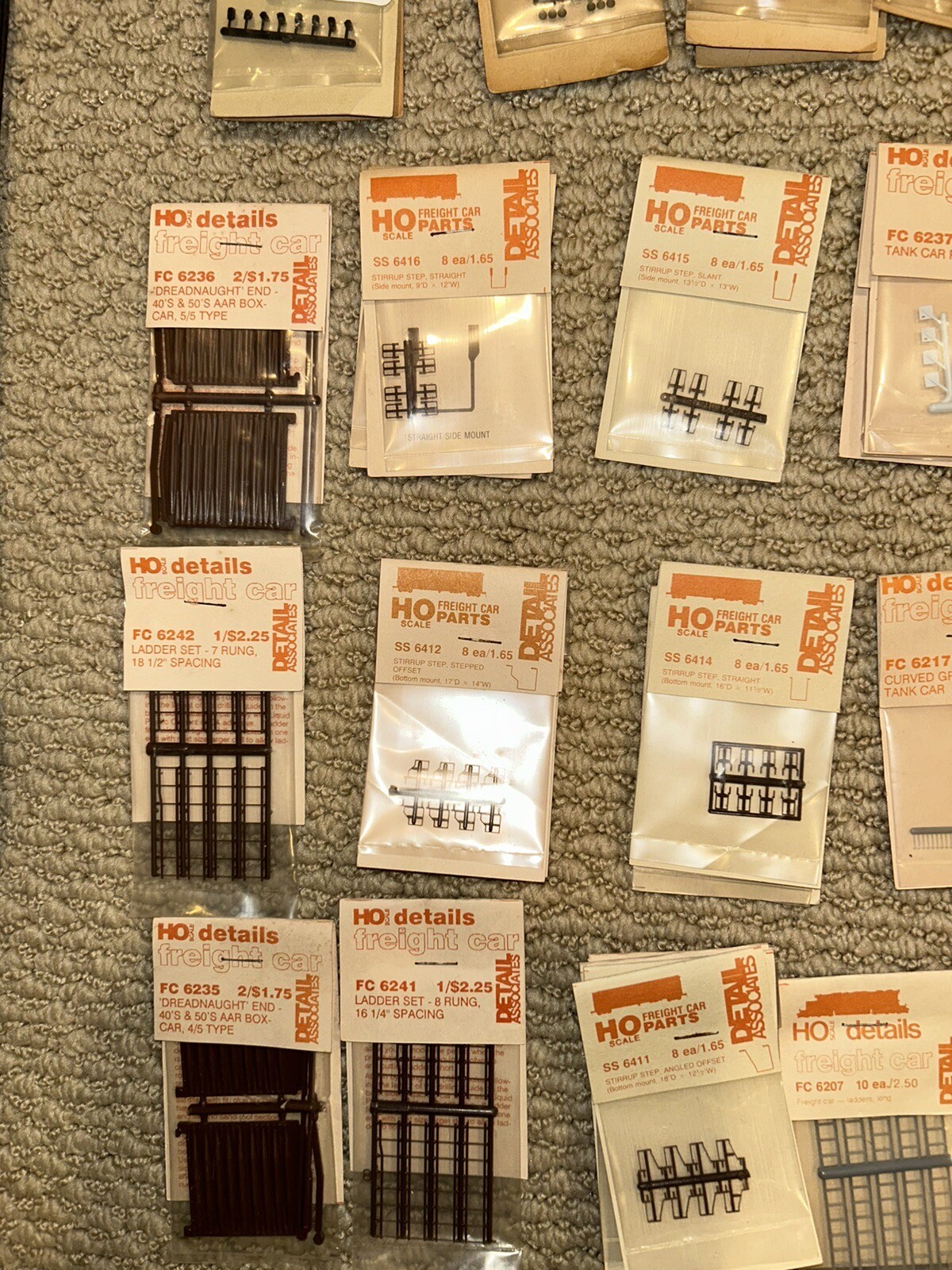 113 Detailed Associates HO Scale Train Parts Packages New eBay
