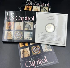 1994 S US Capitol Visitors Gift Shop Commemorative Silver Dollar $1 Coin OGP
