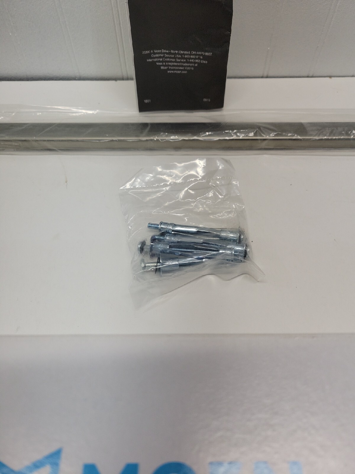 Moen Voss 18 in. Towel Bar in Brushed Nickel by MOEN YB5118BNMSRP 81.