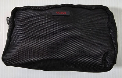 TUMI for Delta Pouch Case Amenity Black Zip Around (Travel Bag ONLY)