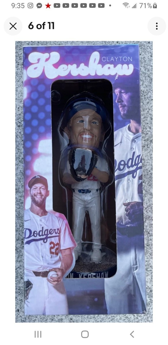 🧢🔥LA Dodgers Clayton Kershaw Bobblehead SGA 9/25/24 Brand New In