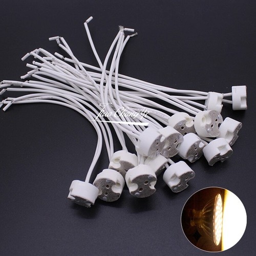 5-50PCS Socket Base Plug Led Lamp Holder Bulb Base with Wire MR16 MR11 GU5.3 G4 - Picture 19 of 24