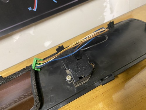 1992-1996 Honda Prelude Dashboard Instrument Cluster Lens Cover - Picture 5 of 6