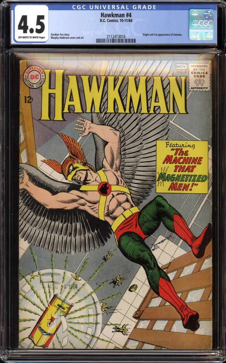 Hawkman #4 (DC Comics October-November 1964) for sale online
