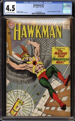 Hawkman #4 CGC 4.5 First appearance Zatanna James Gunn Movie