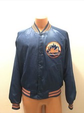 Vintage Chalk Line New York Mets MLB Satin Bomber Jacket Large