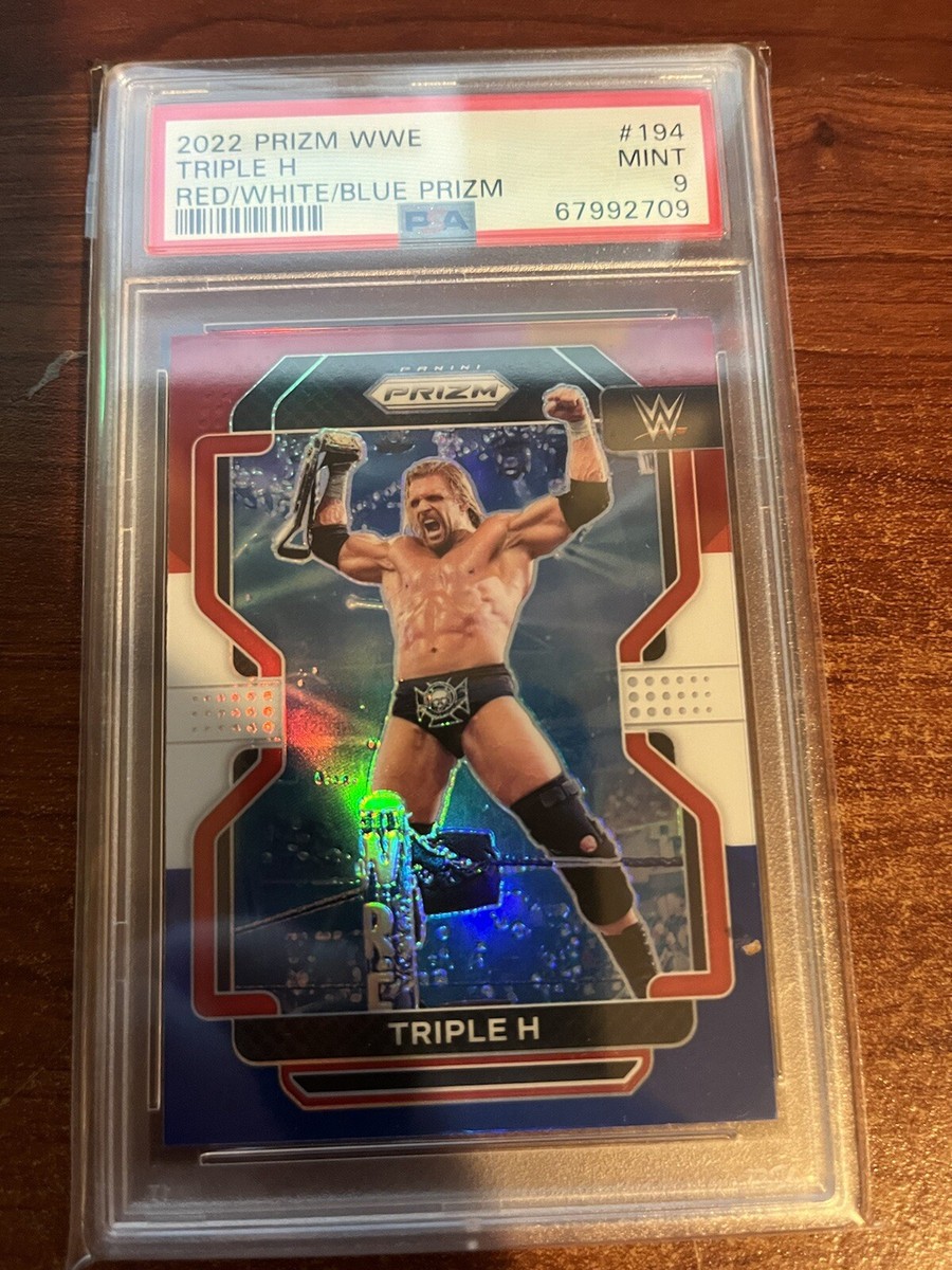 2022 Panini Prizm WWE Red White Blue Triple H HHH #194