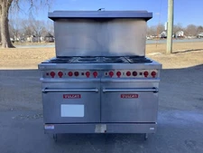 Electric Range/Stove Vulcan E48L 8 Burner 208V 3ph Tested