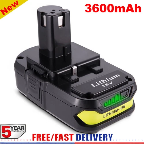 For Ryobi 18V ONE PLUS 3.6 Ah Lithium-Ion Battery P190 P108 P102 P104 18VOLT US - Picture 1 of 13