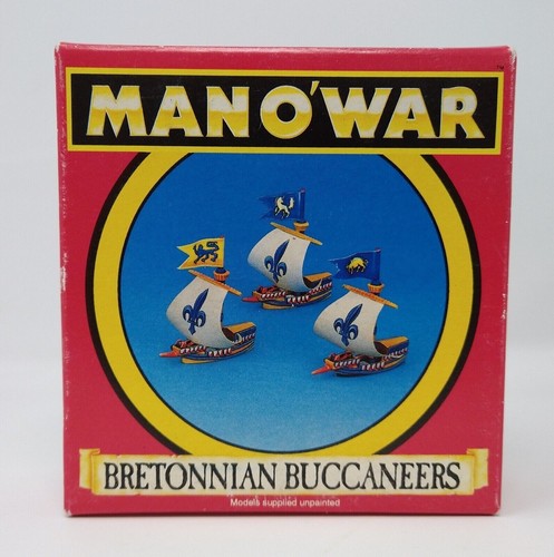 Man O War: Bretonnian Buccaneers OPEN BOX UNASSEMBLED UNSUED GAMES WORKSHOP - Picture 2 of 3