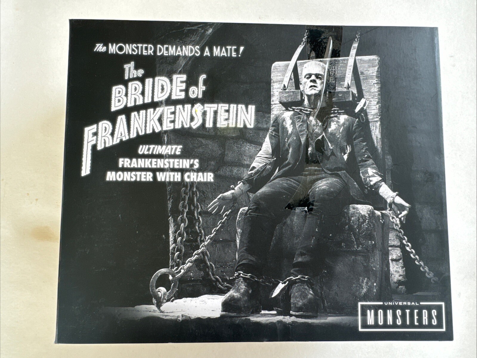 The Bride of Frankenstein FRANKENSTEIN'S MONSTER with CHAIR 7” NECA Figure 2024
