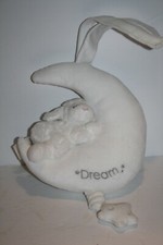 Baby GUND Winky Lamb Crib Pull 8" Moon White Plush Dream Stuffed Musical 4059282