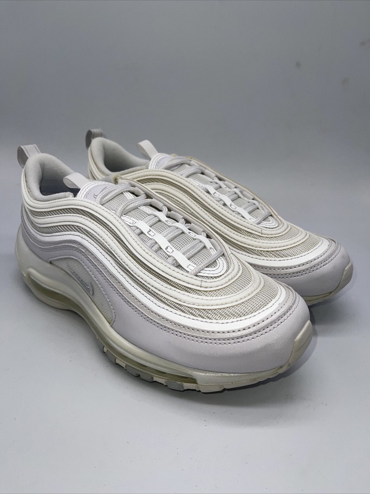 Nike Air Max 97 Pure Platinum Triple White Womens Shoe Size 8 921733-100