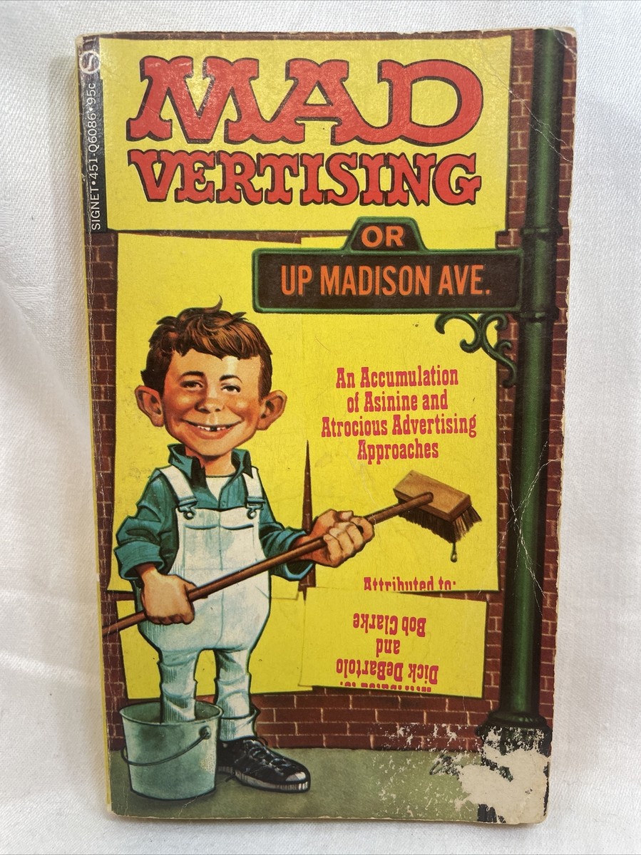 MAD Magazine paperback books (3) MADVERTISING, Inside MAD, Captain