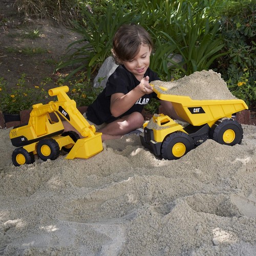 CAT Construction Toys Construction Tough Rigs 15" Dump Truck & Excavator Set ... - Picture 5 of 7