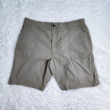 Wrangler Men's Outdoor Performance Beige Relaxed Fit Waistband Size 40 Shorts