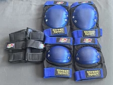 CX SPORT "Street Sport" Skate Gear Knee, Elbow Pads And Wrist Guards