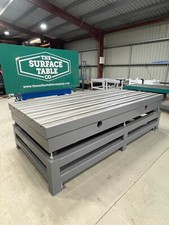 3M X 1.5M BRAND NEW ENGINEERS CAST IRON SURFACE PLATE T SLOTTED WELDING UK C-01