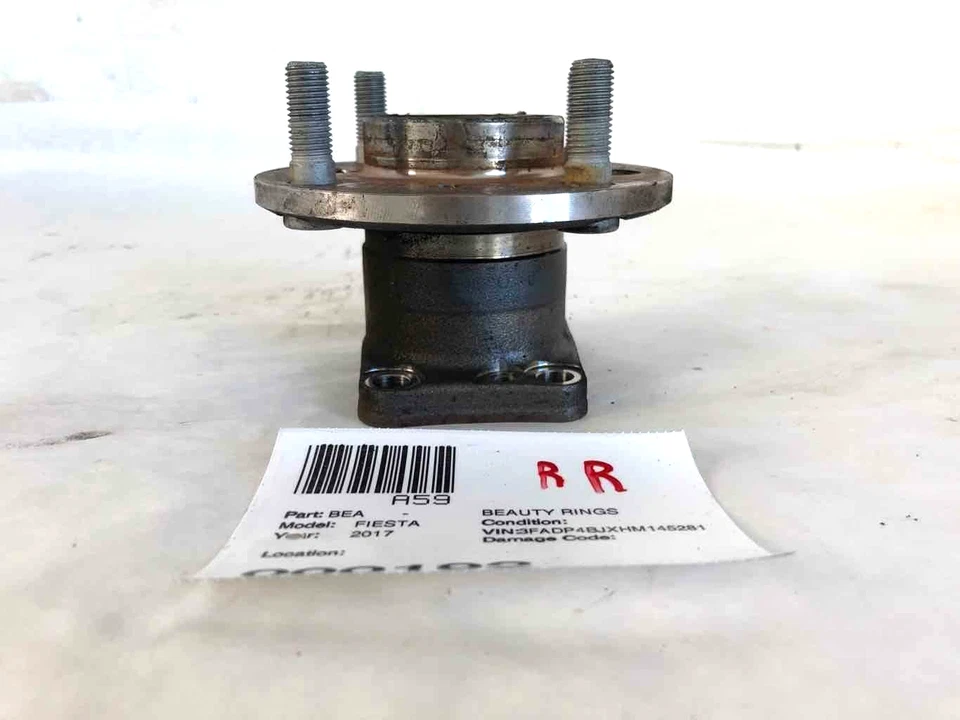 Ford Fiesta 2017 cojinete de cubo de rueda trasera lado derecho del pasajero derecho derecho derecho 2,4 L OEM Foto 2 de 4