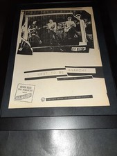 Sex Pistols I Want To Be Anarchy Rare Original Promo Ad Framed!
