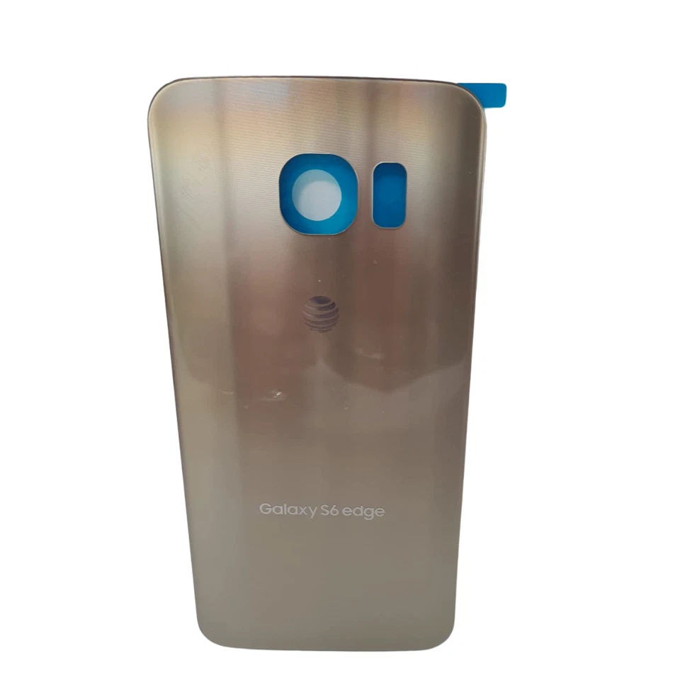Tapa Trasera Cristal Puerta Dorado G925 para Samsung Galaxy S6 Edge Verizon Original Foto 3 de 4