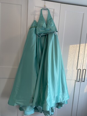 open lace back dress Sherri Hill Navy prom dress at XO by Sophia's