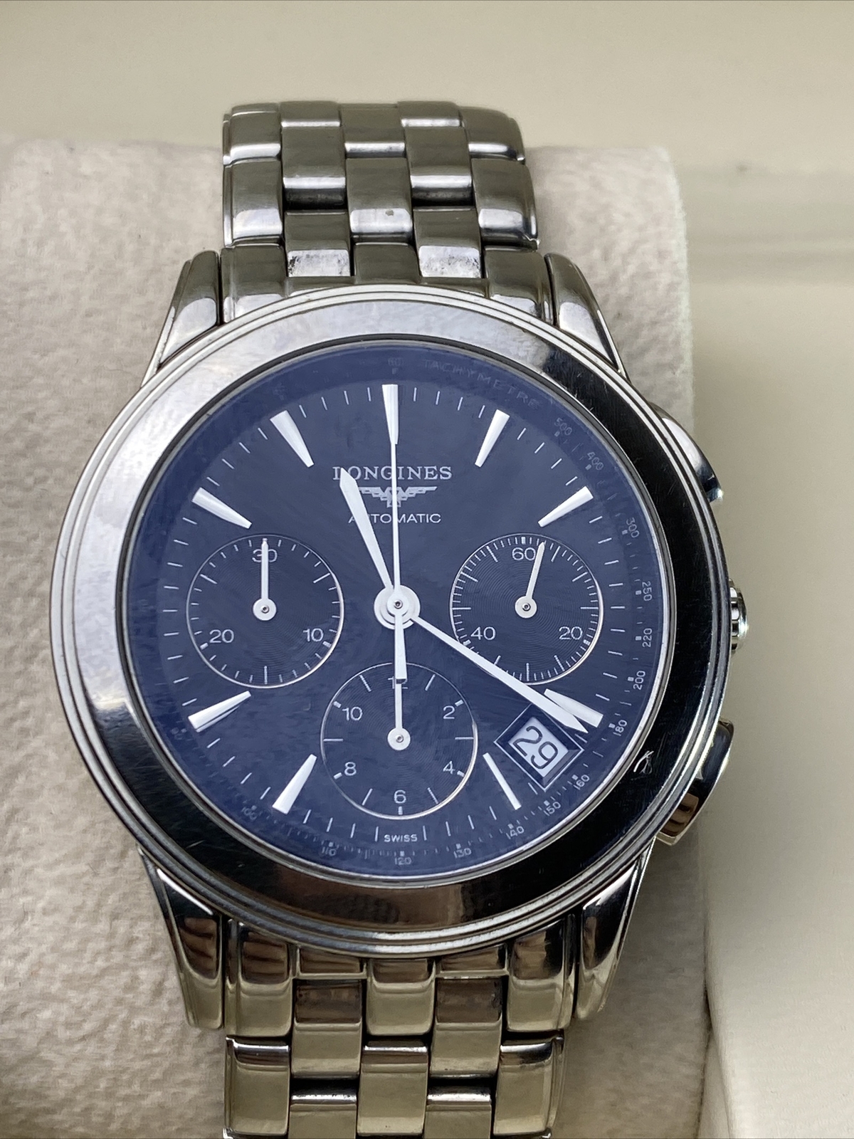 Longines Flagship Automatic Black Dial Chronograp… - image 2