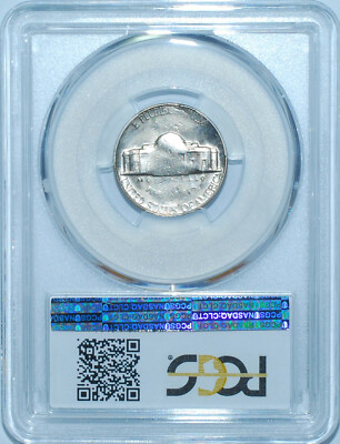 1965 PCGS SMS MS66 SP66 Mint Error Struck Thru Grease Jefferson