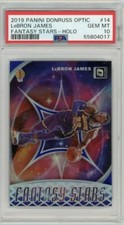 LEBRON JAMES 2019-20 PANINI DONRUSS OPTIC FANTASY STARS HOLO #14 PSA 10 GEM MINT