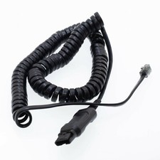Plantronics OEM 26716-01 Headset Quick Disconnect Coil QD Cord for Vista, Cisco