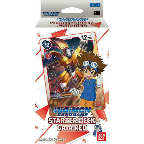 Bandai Digimon CCG Gaia Red ST-1 Starter Deck (2020, Englisch) Brandneu - Bild 1 von 1