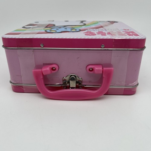 Sanrio Hello Kitty 4 Dispensadores Pez Coleccionables y Caramelos en Fiambrera de Metal NUEVO - Imagen 11 de 15