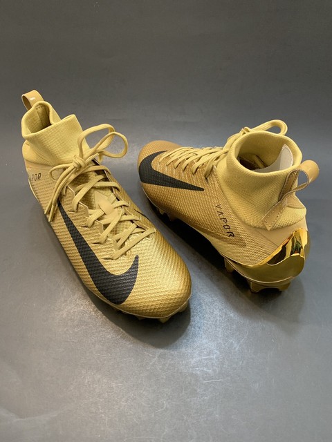 Nike Vapor Untouchable 3 Gold - Nike Vapor Untouchable Pro 3 PRM Football Cleats AQ0634-007 Gold
